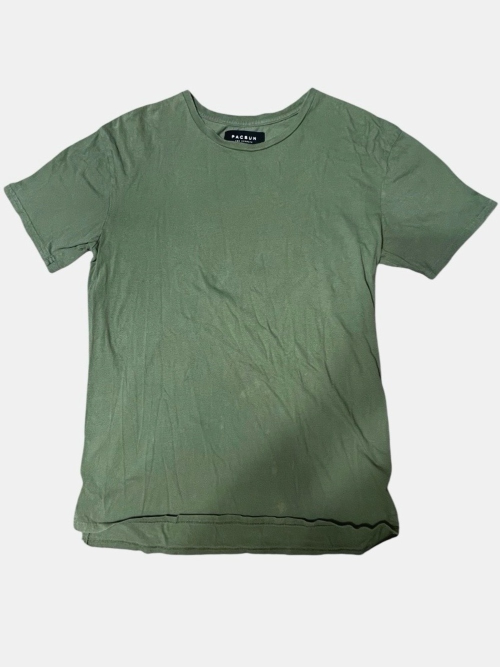 PacSun Olive Crew Neck Short Sleeve Tee